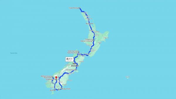 New Zealand Campervan Road Trip Itinerary