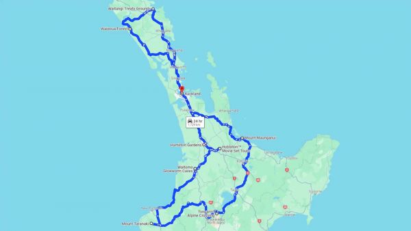 North Island Campervan Road Trip Itinerary